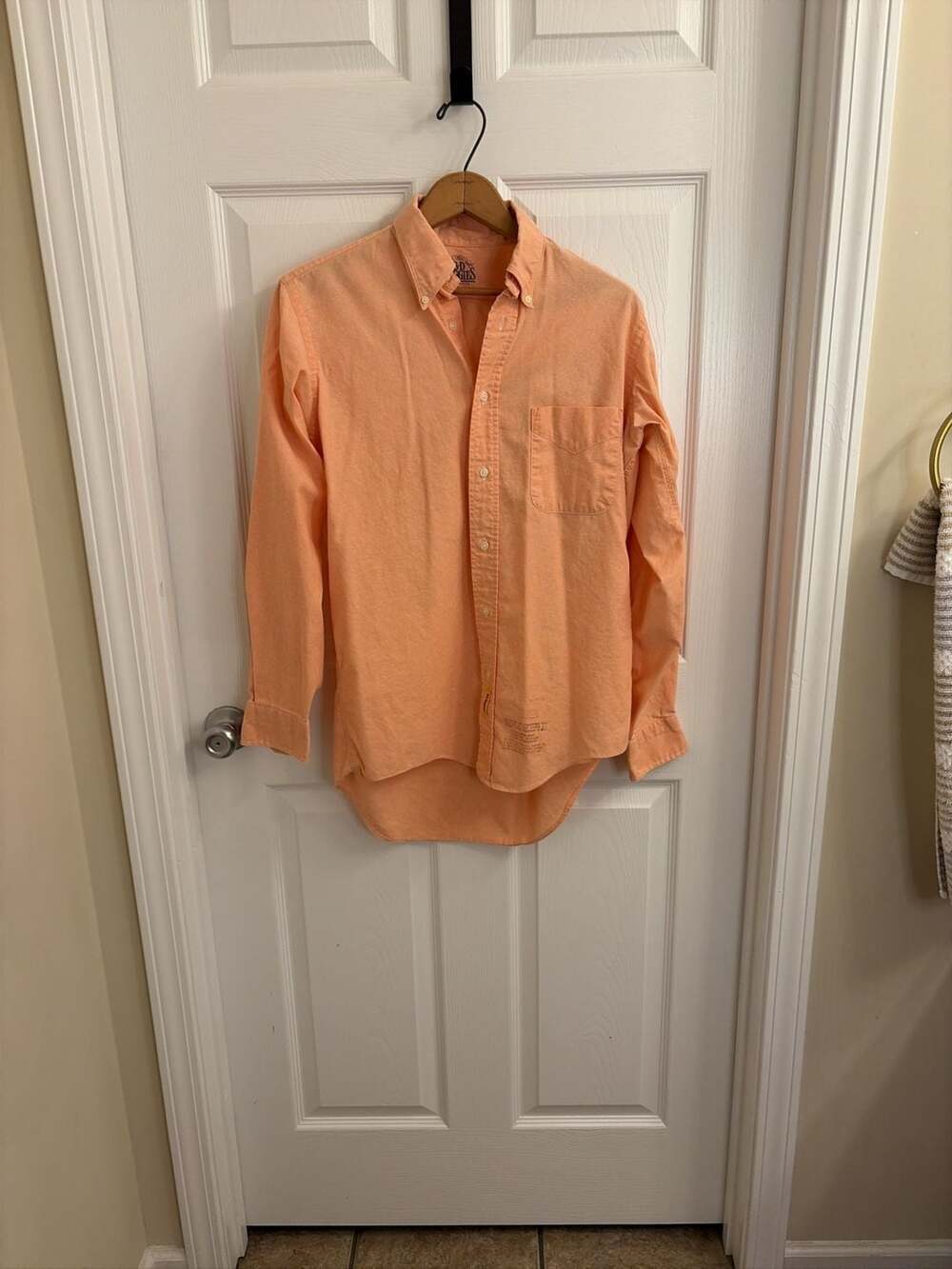 Orange Spring Oxford Shirt